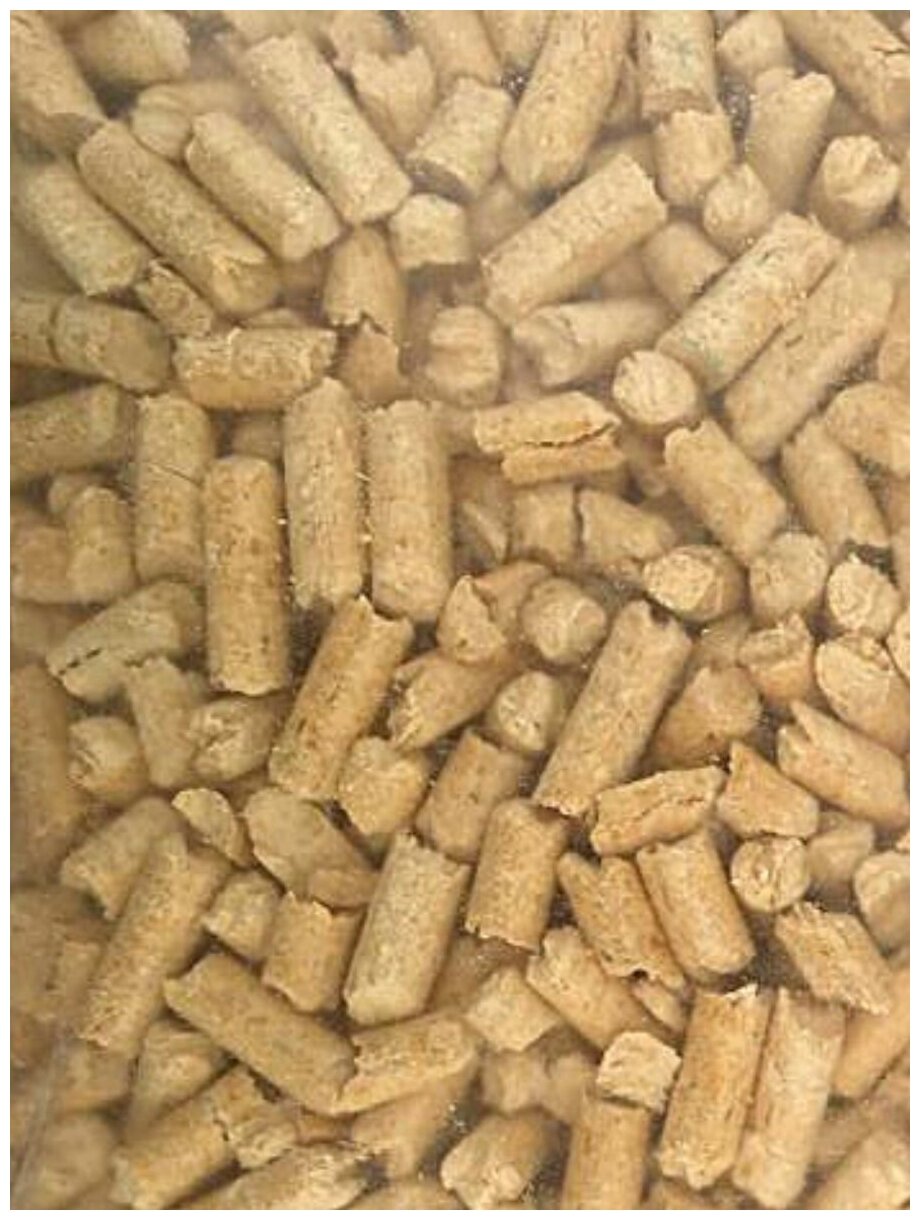 Пеллеты брикеты топливные хвойные в гранулах 8 мм для топливных котлов. 15 кг - фотография № 4