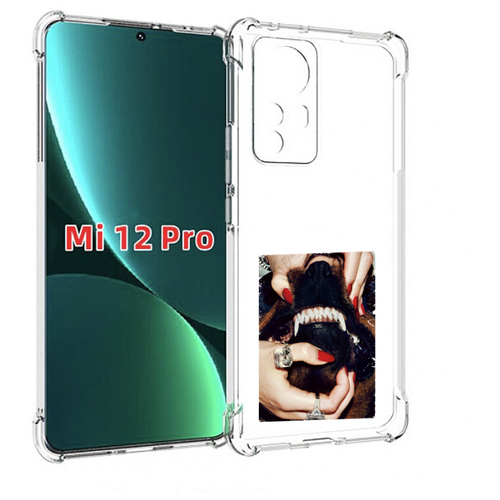 Чехол MyPads маникюр для Xiaomi 12S Pro задняя-панель-накладка-бампер