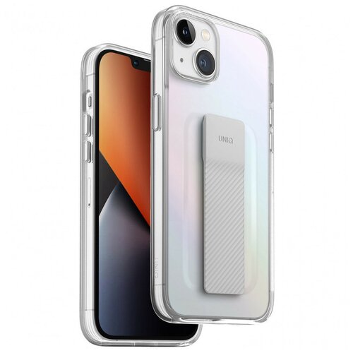 Чехол Uniq Heldro Mount + Band для iPhone 14 Plus, цвет Радужный (Iridescent) (IP6.7M(2022)-HELMIRD)