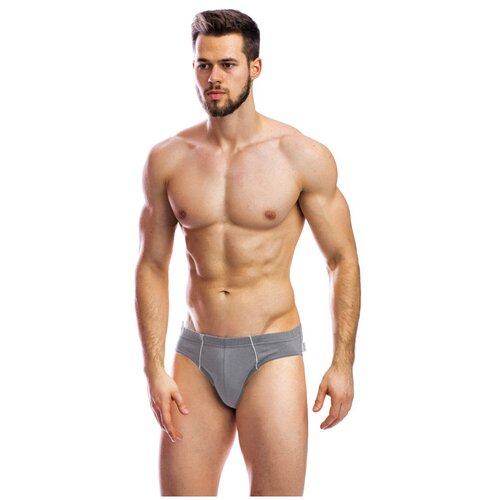 фото Трусы мужские uniconf pb41, слип, комплект 3 шт., серый (размер: xxl)