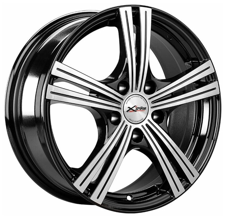 Колесный диск X'trike X-112 6,5/R16 5*100 ET38 d57,1 BK/FP