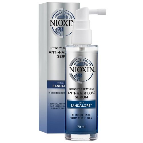 Nioxin Сыворотка против выпадения волос ANTI-HAIRLOSS SERUM 70 мл. сыворотка для густоты волос lazartigue anti hairloss densifying serum 50 мл