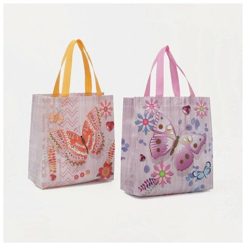 фото Сумка хозяйственная без молнии, цвет микс market-space