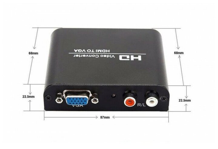 Видео Конвертер HDMI - VGA- RCA