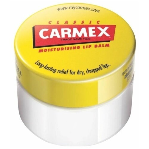 Carmex, классический бальзам для губ, лечебный, 7,5 г