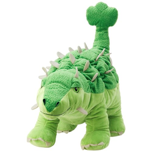 Мягкая игрушка ИКЕА ЙЭТТЕЛИК Анкилозавр, 37 см, зелeный мягкая игрушка икеа йэттелик анкилозавр 37 см зелeный