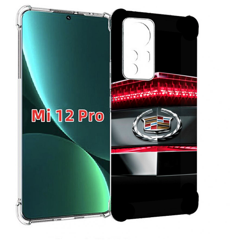 Чехол MyPads cadillac-кадилак-1 мусжкой для Xiaomi 12S Pro задняя-панель-накладка-бампер