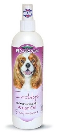 Bio-Groom Indulge Spray спрей-кондиционер с аргановым маслом для ухода за шерстью 355 мл - фотография № 5