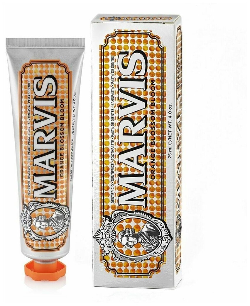 Зубная паста Marvis ORANGE BLOSSOM BLOOM Цветок апельсина, 75 мл