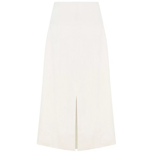 фото Юбка льняная surovaya, бежевая, s