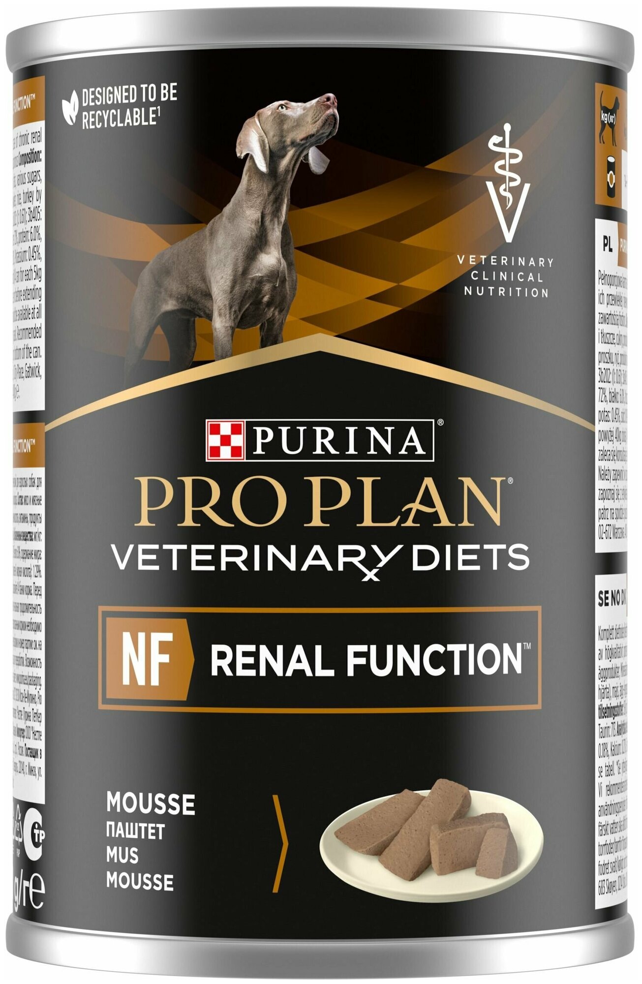 Влажный корм консервы для собак Pro Plan Veterinary Diets при хронической почечной недостаточности 400 г х 1шт