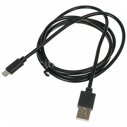 Кабель Digma MICROUSB-1.2M-BLK USB (m)-micro USB (m) 1.2м черный кабель micro usb 1 5a baseus 2 метра черный