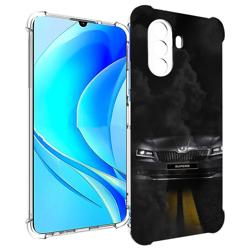 Чехол MyPads skoda шкода 1 для Huawei Nova Y70 / Nova Y70 Plus (MGA-LX9N) / Huawei Enjoy 50 задняя-панель-накладка-бампер чехол mypads infiniti инфинити 1 для huawei nova y70 nova y70 plus mga lx9n huawei enjoy 50 задняя панель накладка бампер