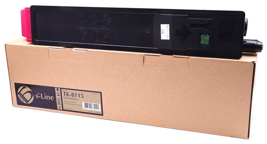 Тонер-картридж булат s-Line TK-8115M для Kyocera ECOSYS M8124 (Пурпурный, 6000 стр.)