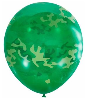 Набор шаров ПатиБум Декоратор Emerald Green Милитари, латекс 12" 30см 25шт 6044343