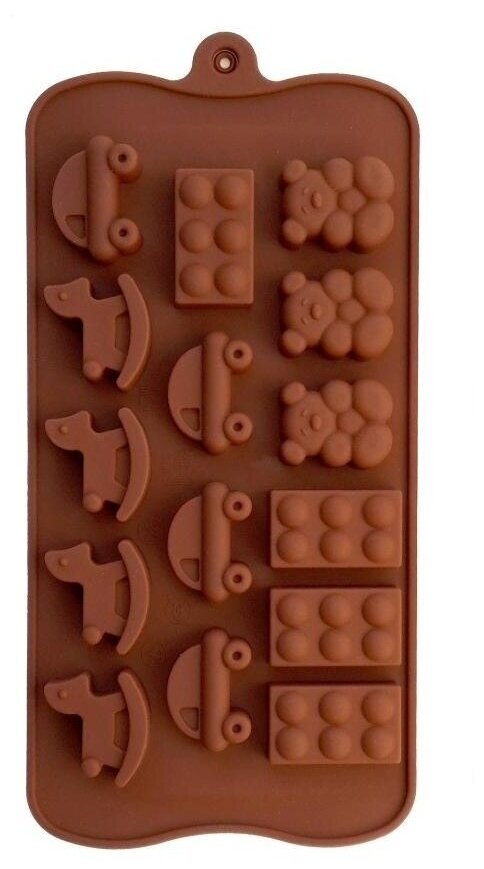 Форма для шоколадных конфет силиконовая 