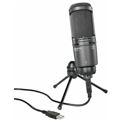 Микрофон Audio-Technica AT2020USB+, черный [15117096]