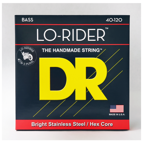 Струны для 5 ти струнной бас гитары DR String LH5-40 dr strings mh5 45 lo rider струны для 5 струнной бас гитары