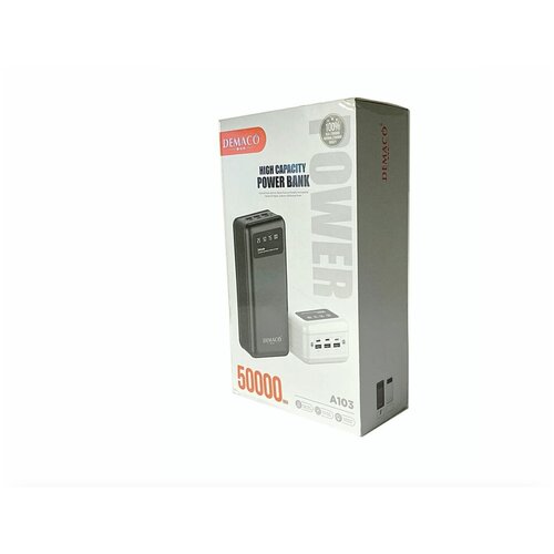 Внешний аккумулятор Powerbank Demaco A103 на 50000 mAh 219900₽
