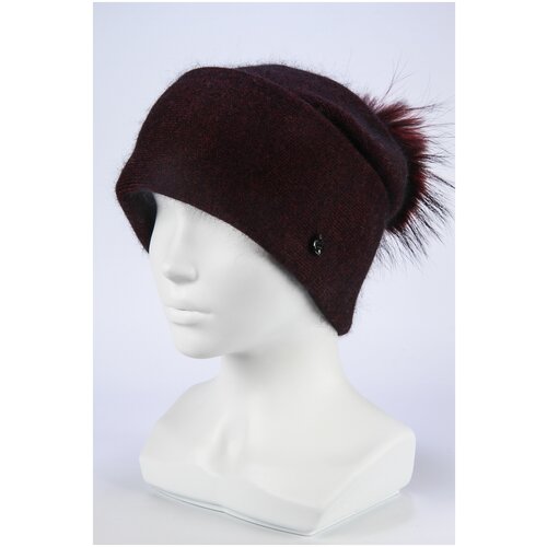 Шапка с помпоном Weaving Design Тайя цвет Чёрный