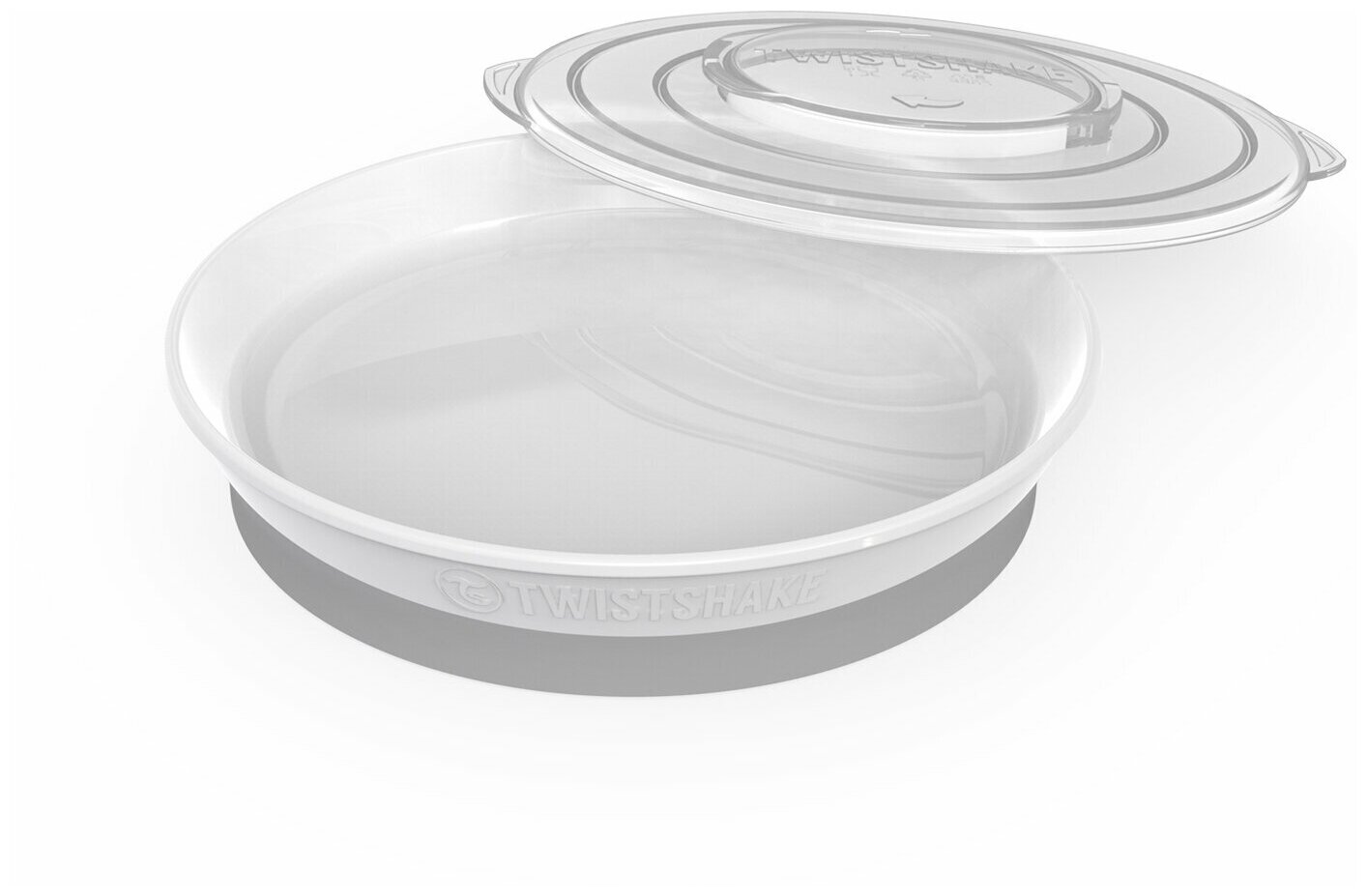 Тарелка Twistshake (Plate). Белая (White). Возраст 6+m.
