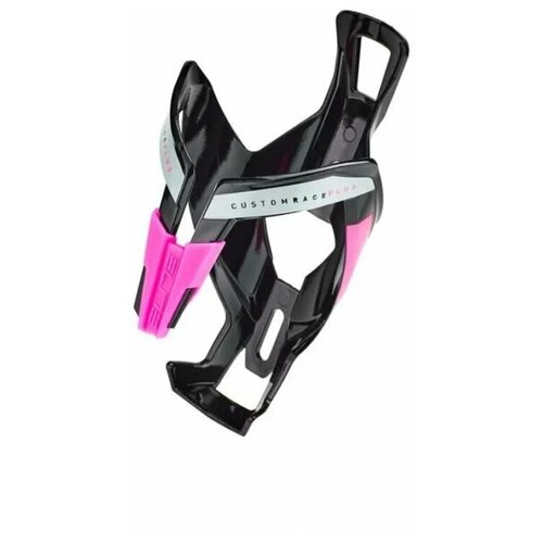 фото Флягодержатель elite custom race plus, черный, пурпур (амарант) рисунок