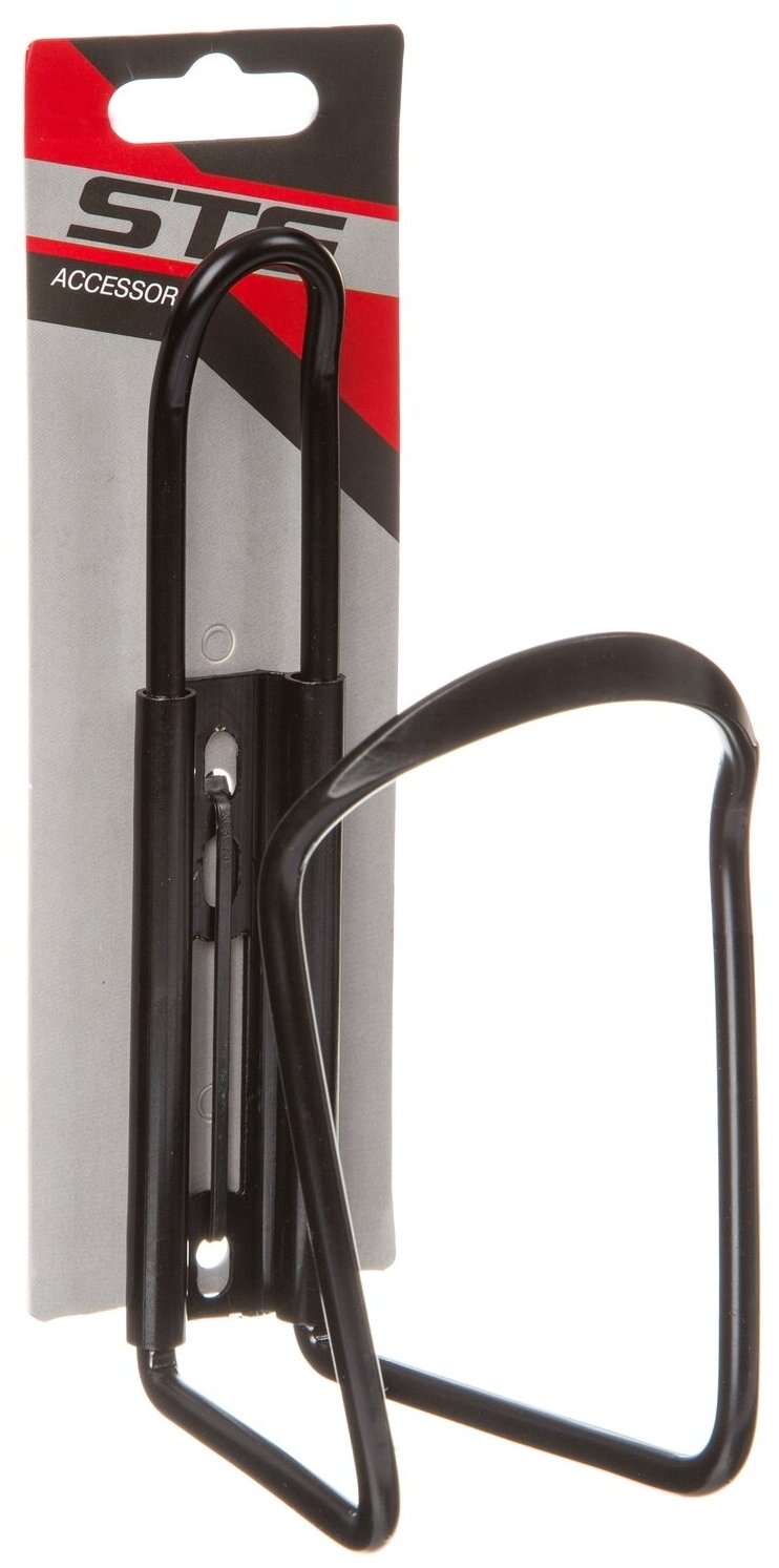 Флягодержатель велосипедный STG HX-Y14, алюминиевый, черный