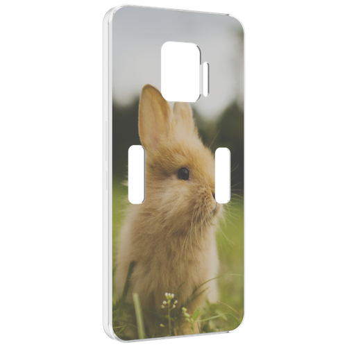 Чехол MyPads Кролик для ZTE Nubia Red Magic 7 Pro задняя-панель-накладка-бампер