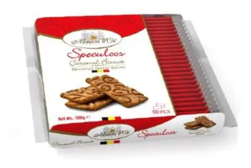 Печенье Maison D'or Speculoos Caramel Biscuit, карамелизированное, сахарное, 300 г