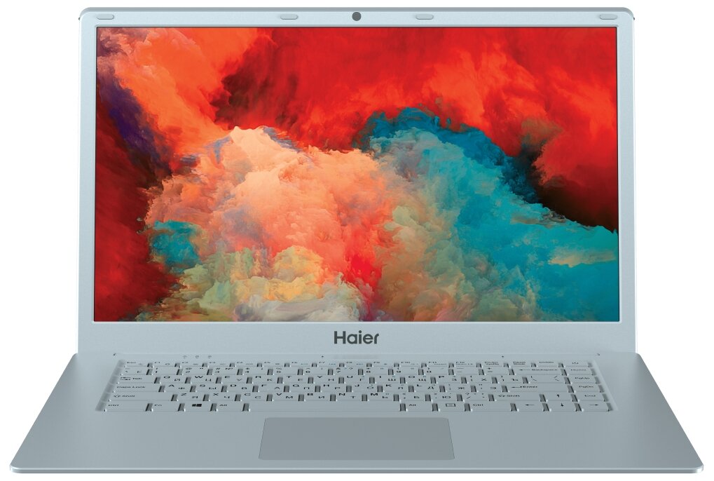 Haier Ноутбук Haier U1520EM 15.6'' Серебристый, 1920x1080, IPS, Intel Celeron N4020 1.1 ГГц,, RAM 4 ГБ, eMMC 64 ГБ, Windows 10 Home