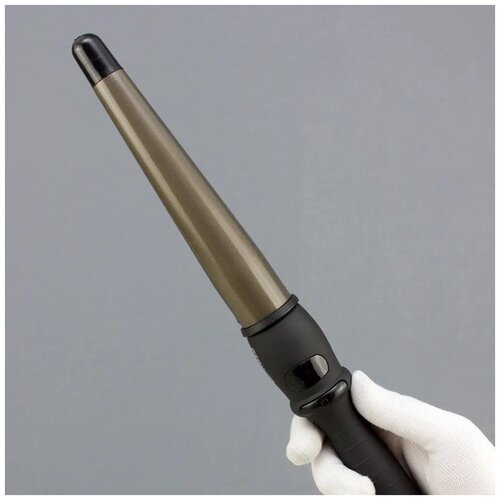 Конусная плойка для создания локонов D13-25 мм ProMozer MZ-7010B-25титан-турмалиновое покрытиеиндикатор включенияmax t 220Сионизация 267800₽