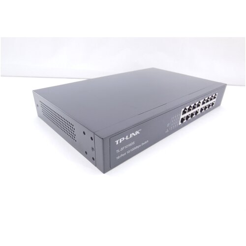 Коммутатор TP-LINK TL-SF1016DS коммутатор tp link tl sf1024 24 портовый 10 100 мбит с монтируемый в стойку коммутатор