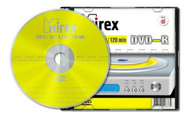 Диск Mirex DVD-R 4.7Gb (UL130003A1S)