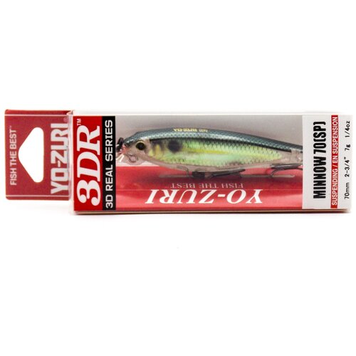 Воблер Yo-Zuri R1308-RSM 3DR MINNOW 70SP