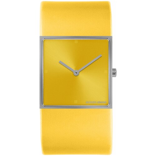 Наручные часы JACQUES LEMANS Design collection, желтый, серебряный