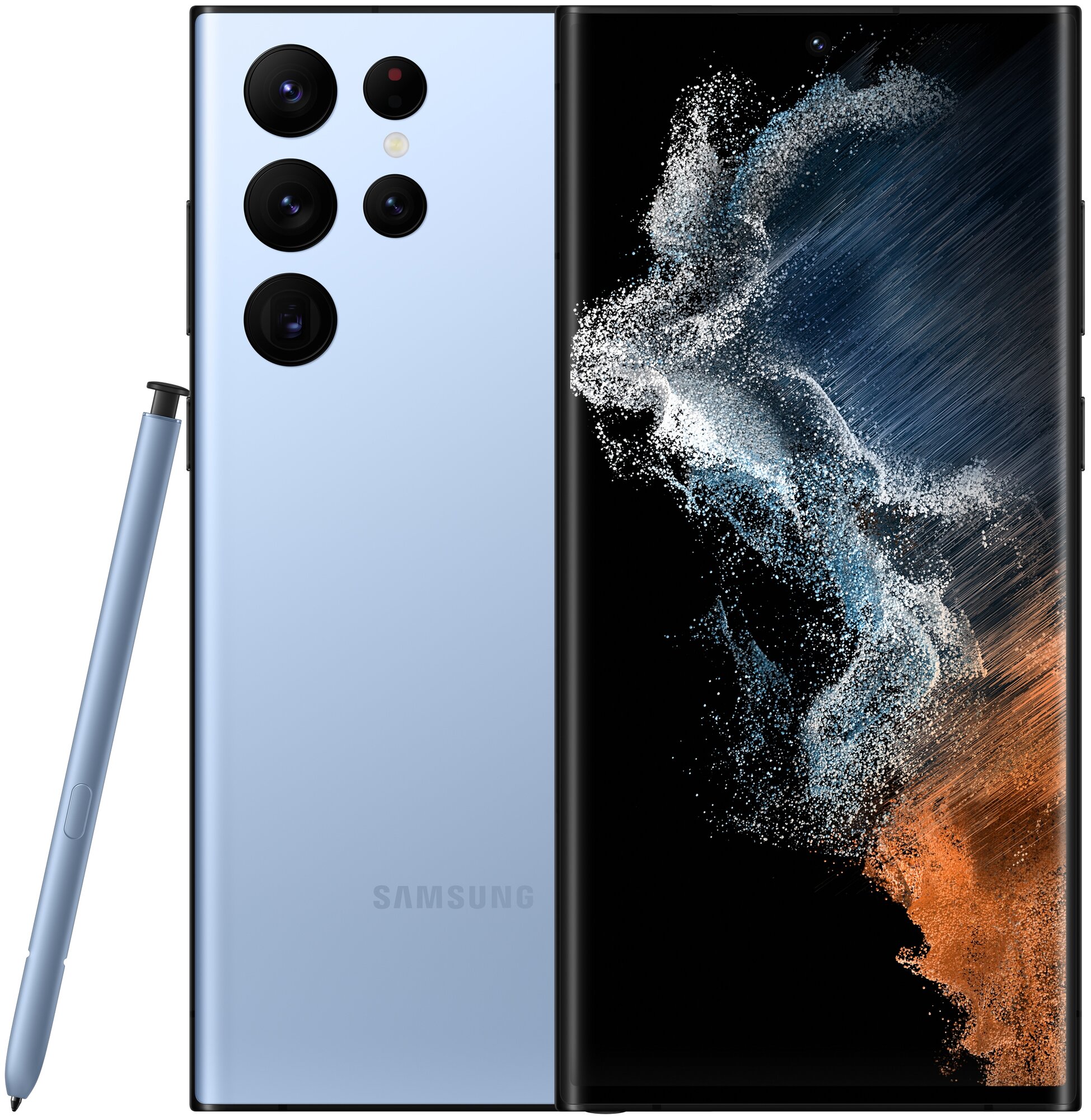 Смартфон Samsung Galaxy S22 Ultra (SM-S908B) 8/128 ГБ RU, синий