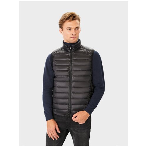 фото Жилет утепл baon базовый пуховый жилет baon, размер: xxl, зеленый