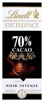 Lindt Excellence горький шоколад 70% какао, 100 г - фотография № 11