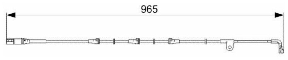 Датчик износа тормозных колодок передний Bosch 1987473027 для BMW X6 BMW X5 Great Wall Safe