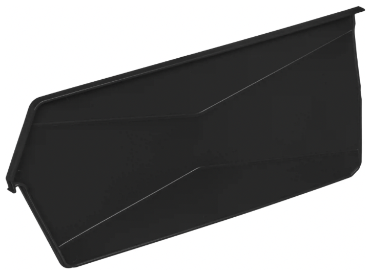 Разделитель для лотка Бытпласт размер S черный 150х70х5 мм - фотография № 1