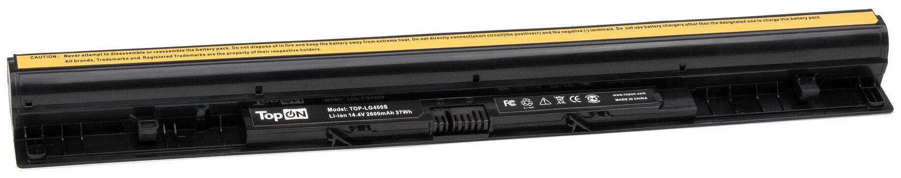 Аккумулятор TopON TOP-LG400S для LENOVO G400S, G510S, G500S, G505S, G510S, S410P, S510P, Z710 G50-30, G50-70 Series - 14.4V 2600mAh - фото №15