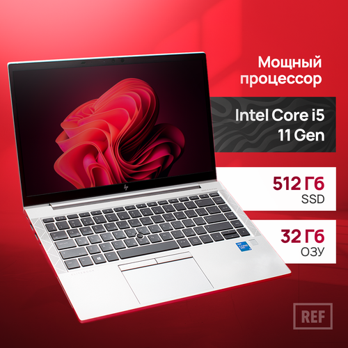 14 Ноутбук HP EliteBook 840 G8 Intel Core i5-1145G7 ОЗУ 32Gb SSD 512Gb Windows 10 Pro Для работы и учебы 70000₽