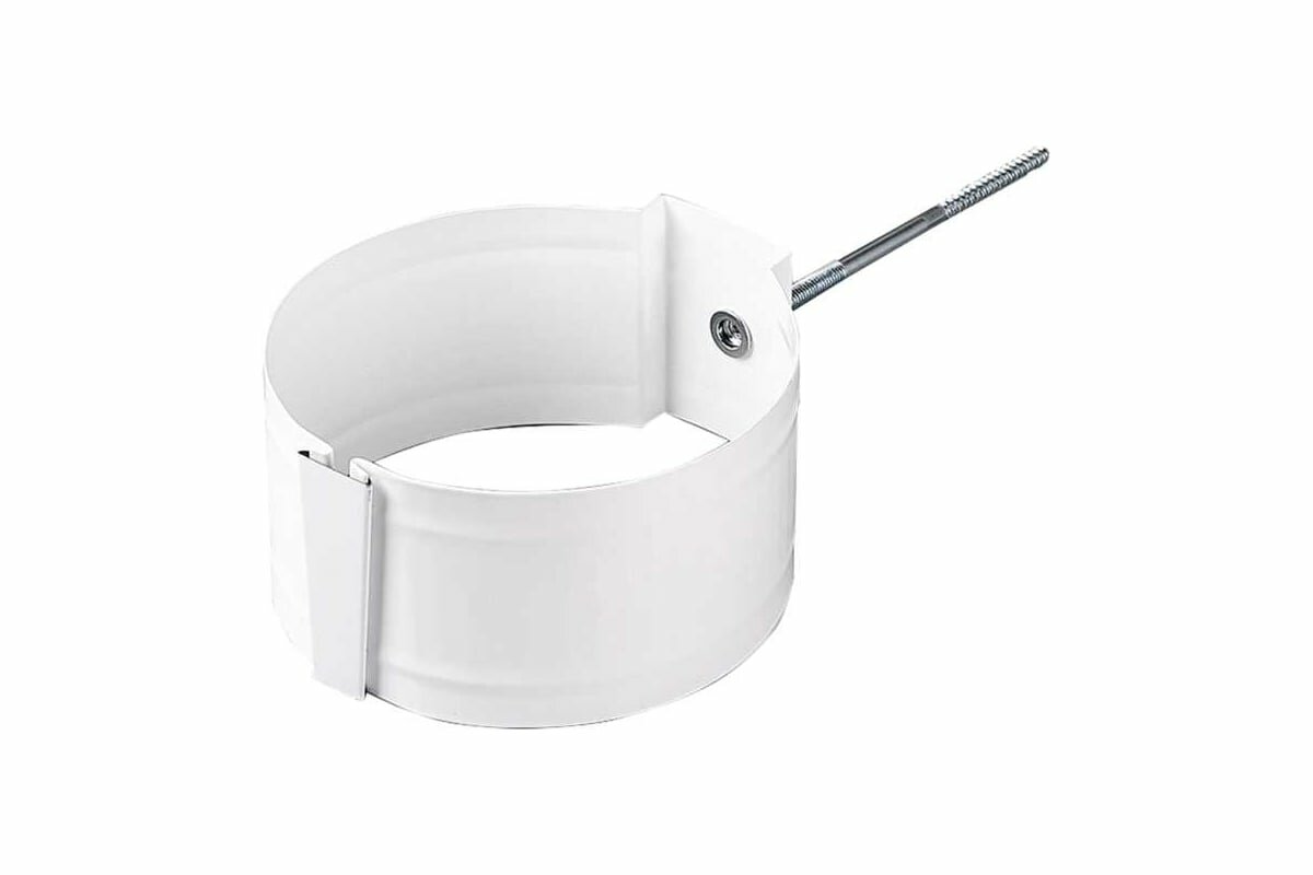 NIKA Держатель трубы круглый D150 RAL9003 niкапроект В0000034460