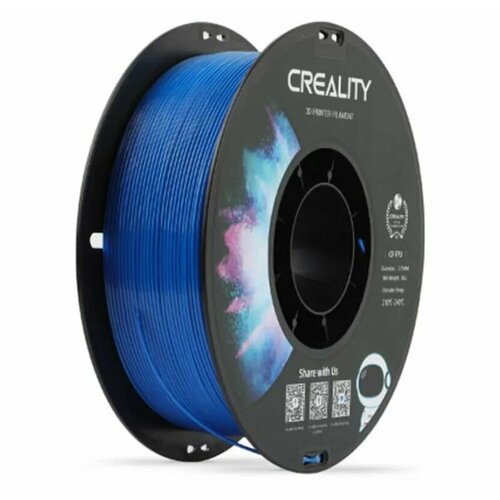 Катушка CR-TPU-пластика Creality 1.75 мм 1кг, синяя (3301040039) синий