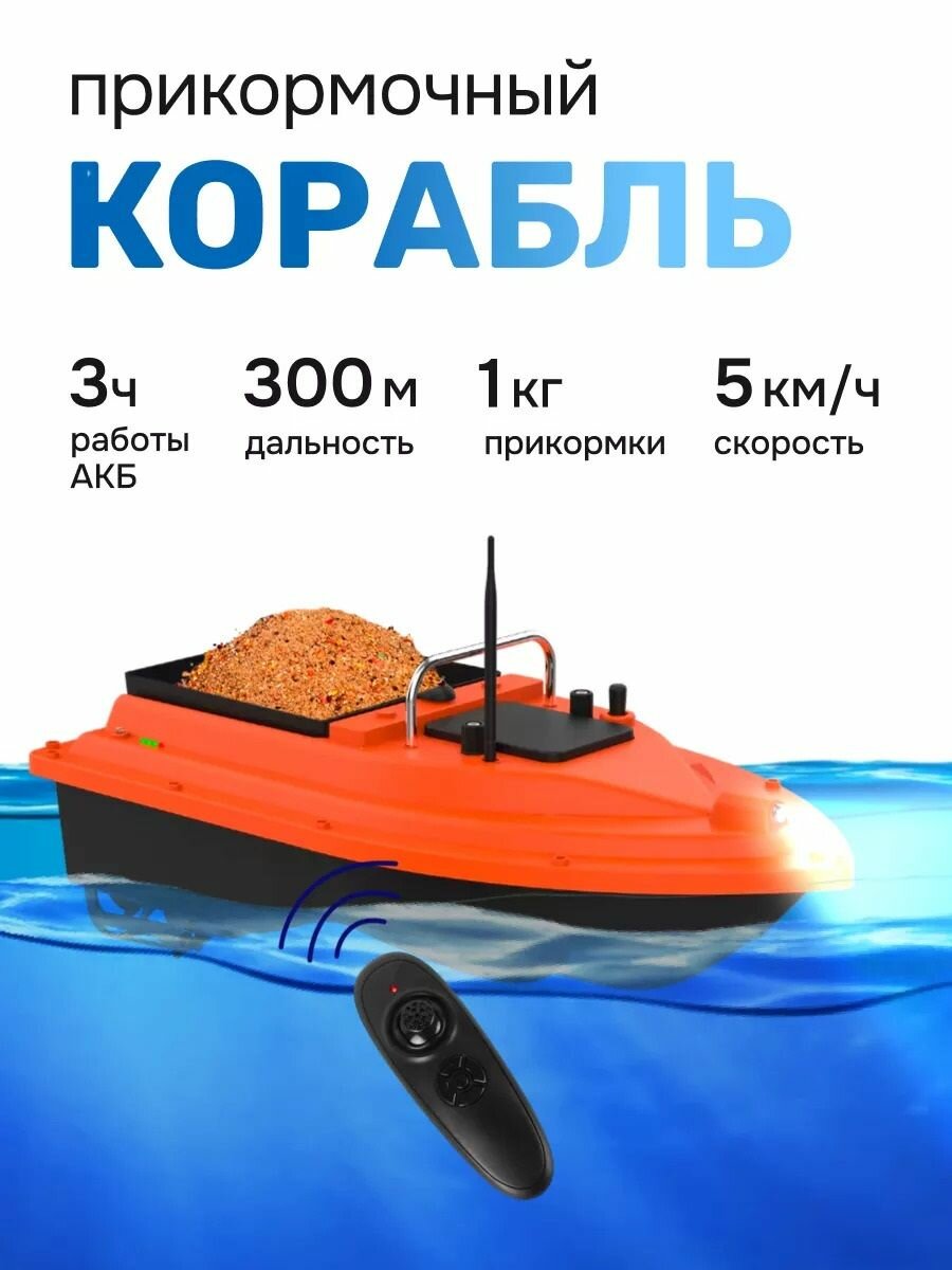 Кораблик для прикормки рыболовный