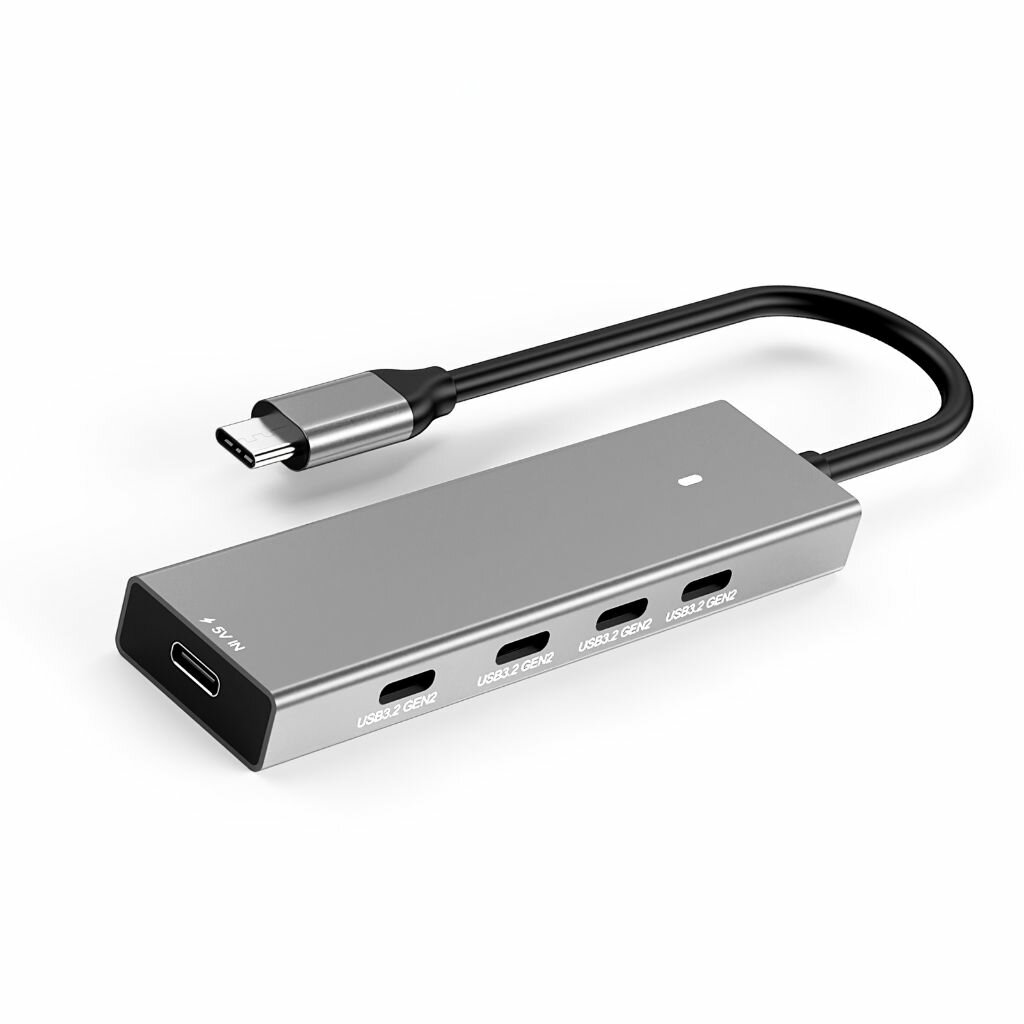 Адаптер-концентратор USB3.2 TypeC, док-станция, 5 в 1, многопортовый USB-C, быстрая передача данных USB-A для ноутбуков, телефонов -4C 1C