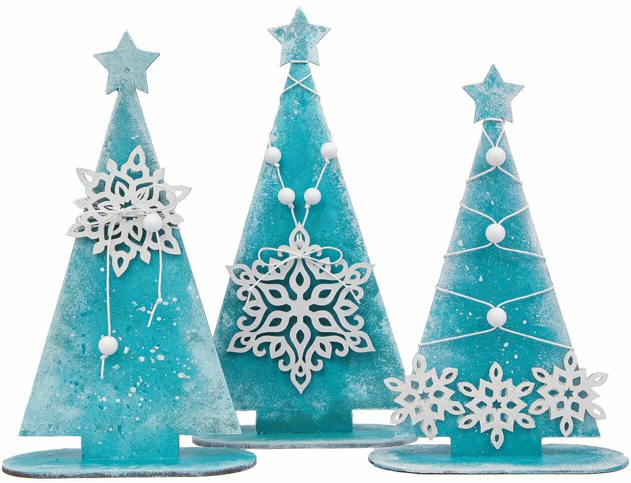 3288 Новогодний декор Елочки