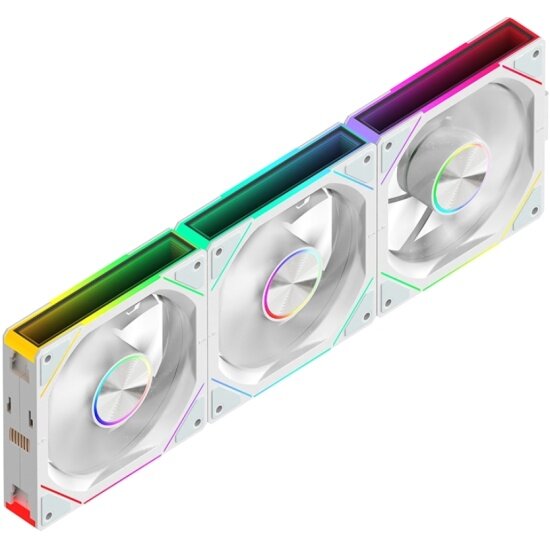 Вентиляторы для корпуса Pentawave PF-U12WS White 3шт (PF-U12WS PWM 3in1)