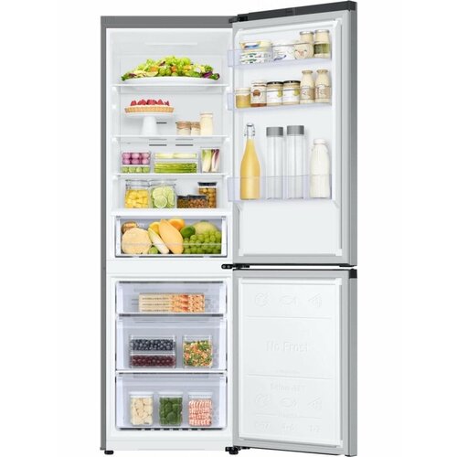 фото Холодильник двухкамерный samsung rb34c600esa/ef серебристый