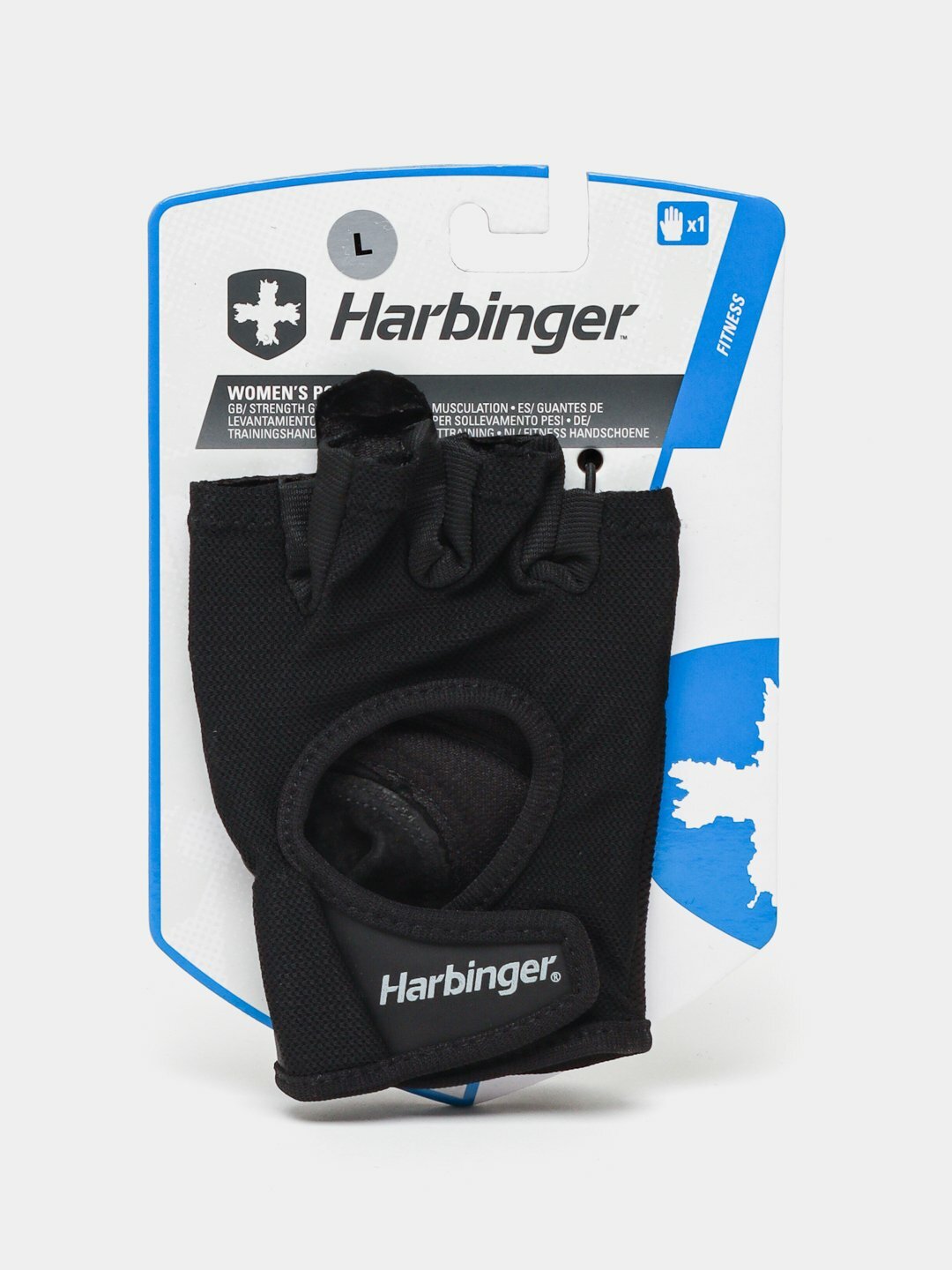 Перчатки HARBINGER Power для женщин, размер L, черный — фото 1